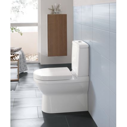 Villeroy & Boch 5788S101 - Змивний комбінований бачок для унітазу O.NOVO, задній/бічний підвід, білий
