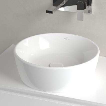 Villeroy & Boch 5A254501 - Накладний умивальник на стільницю ARCHITECTURA, діаметром 45 см, кераміка/біла