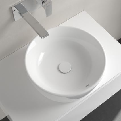 Villeroy & Boch 5A254501 - Накладний умивальник на стільницю ARCHITECTURA, діаметром 45 см, кераміка/біла
