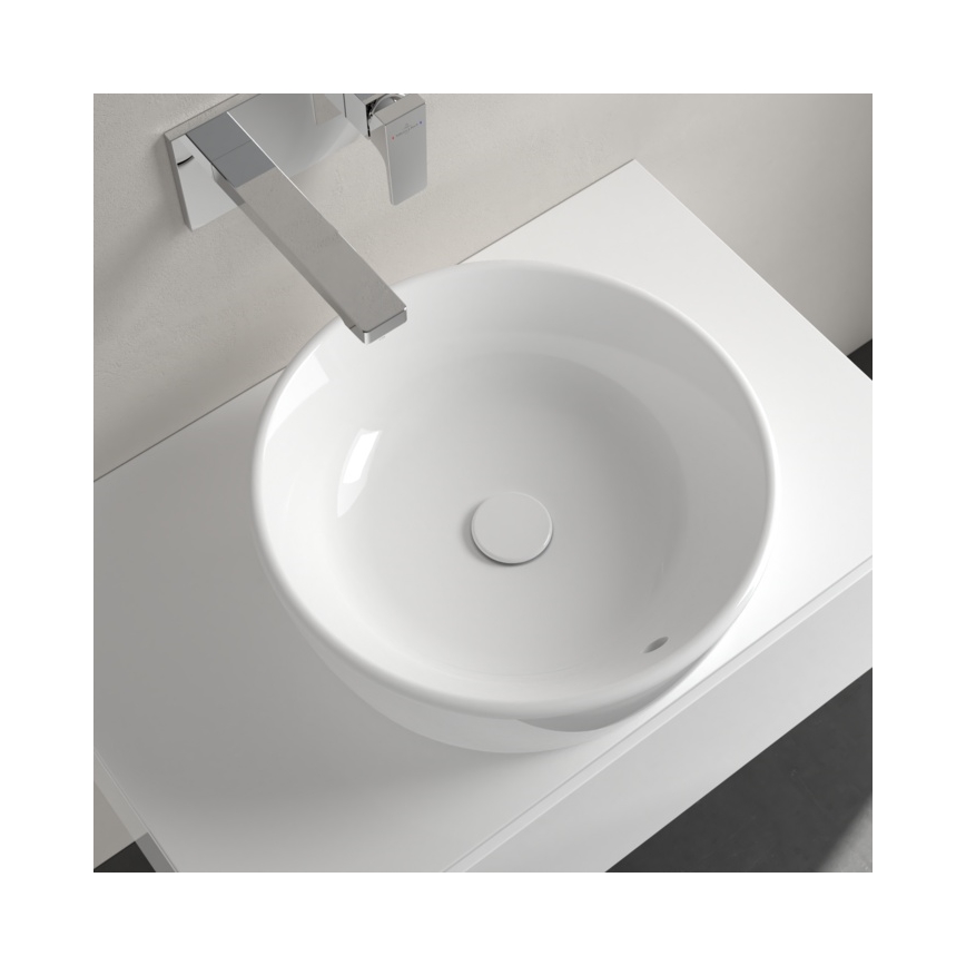 Villeroy & Boch 5A254501 - Накладний умивальник на стільницю ARCHITECTURA, діаметром 45 см, кераміка/біла