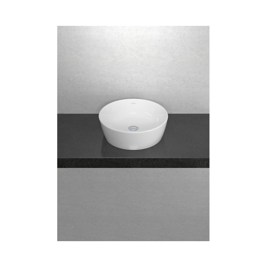 Villeroy & Boch 5A254501 - Накладний умивальник на стільницю ARCHITECTURA, діаметром 45 см, кераміка/біла