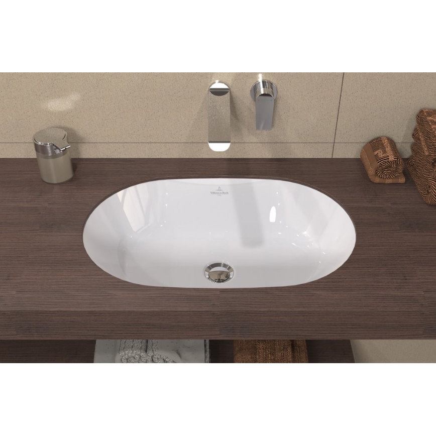 Villeroy & Boch 5A766001 - Врізний умивальник ARCHITECTURA 57x37,5 cm керамічний/білий