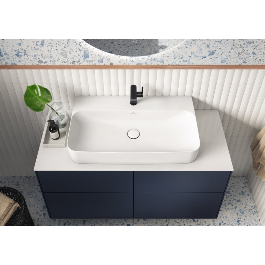 Villeroy & Boch 680800RW - Сливная арматура для раковины, белый/полированный хром