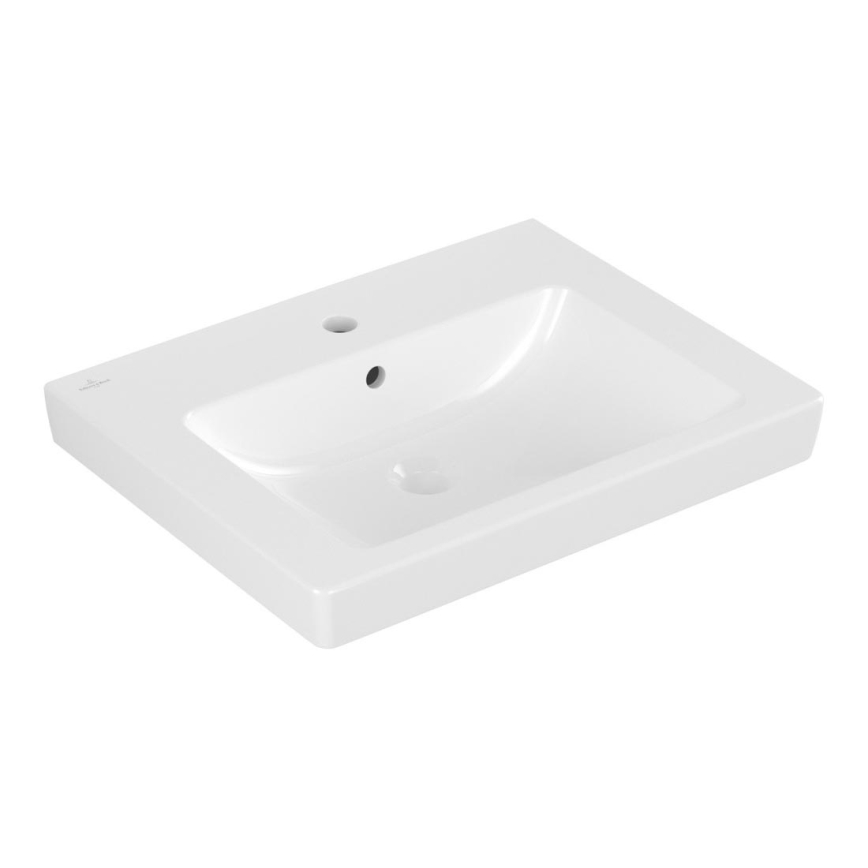Villeroy & Boch 7113F001 - Подвесной умывальник SUBWAY 2.0 60x47 см керамика/белый