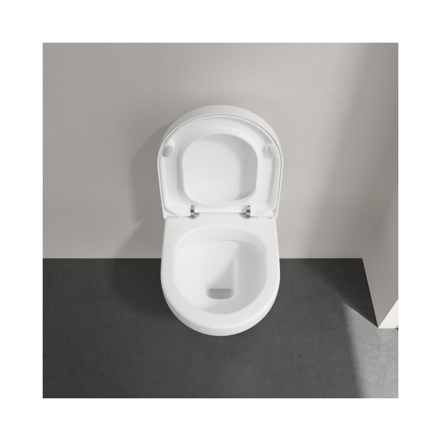 Villeroy & Boch 8M42S101 - Унитазное сиденье SoftClose SUBWAY 3.0 белое