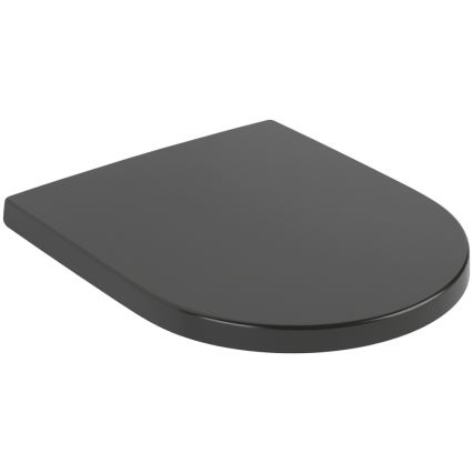 Villeroy & Boch 8M42S1R7 - Сиденье для унитаза SUBWAY с мягким плавным закрыванием (SoftClose), чёрное