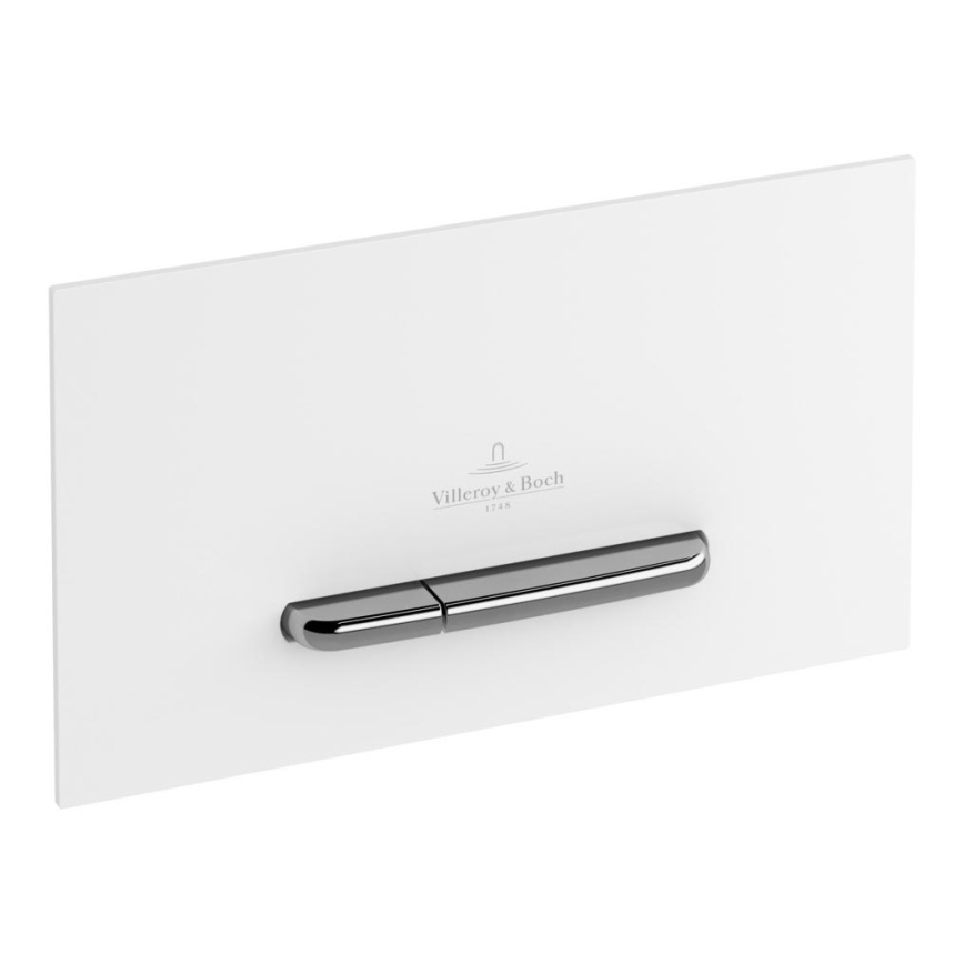 Villeroy & Boch 92216168 - Кнопка змиву VICONNECT біла/блискучий хром