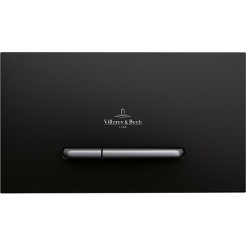 Villeroy & Boch 922169AN - смывная кнопка VICONNECT, матовый черный/матовый хром