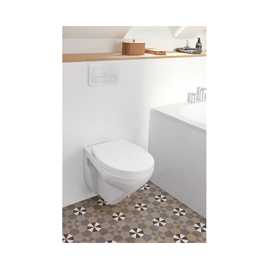 Villeroy & Boch 922400RE - кнопка смыва VICONNECT, белый глянец