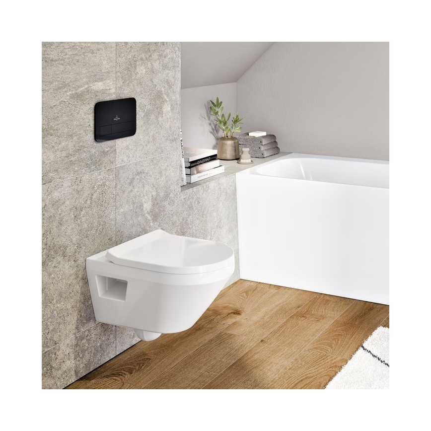 Villeroy & Boch 922490AN - Кнопка смыва VICONNECT, чёрная