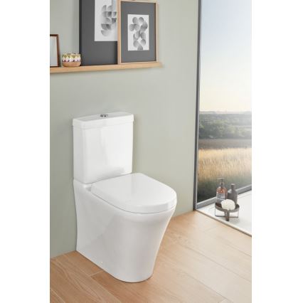 Villeroy & Boch 9M38S101 - Сидіння для унітазу з механізмом м'якого закривання SoftClose O.NOVO біле