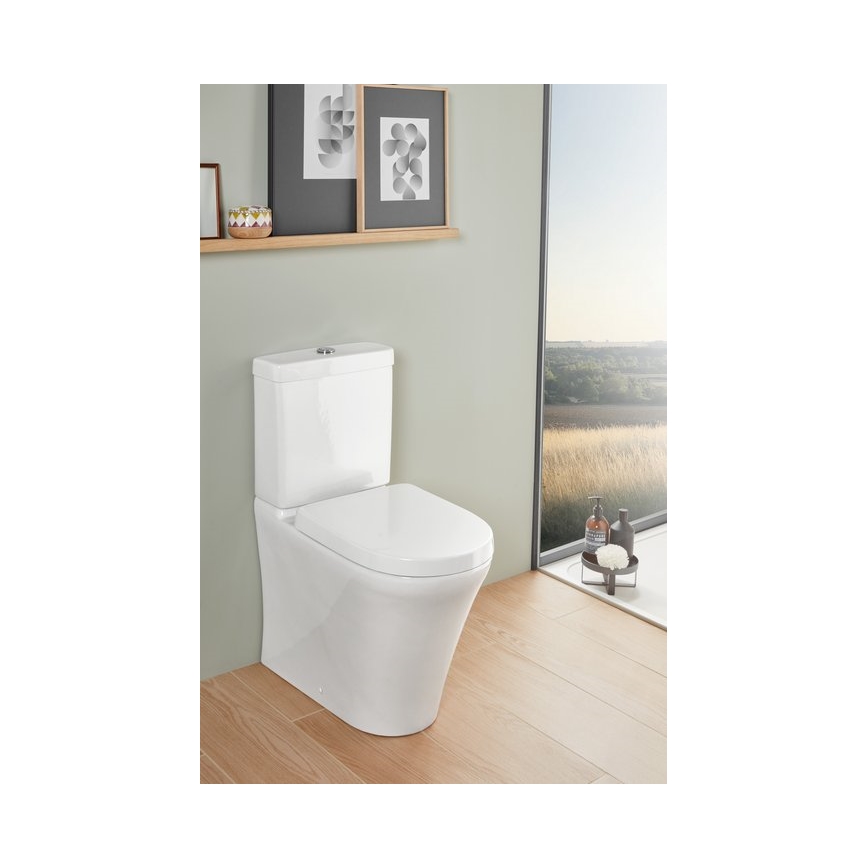 Villeroy & Boch 9M38S101 - Сидіння для унітазу з механізмом м'якого закривання SoftClose O.NOVO біле