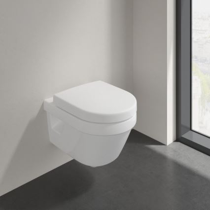 Villeroy & Boch 9M66S201 - Сиденье для унитаза с системой плавного закрывания SoftClose ARCHITECTURA, белое