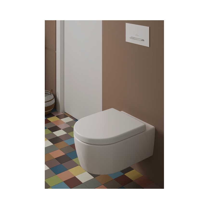 Villeroy & Boch 9M77C101 - Унитазное сиденье AVENTO с системой SoftClose, белое
