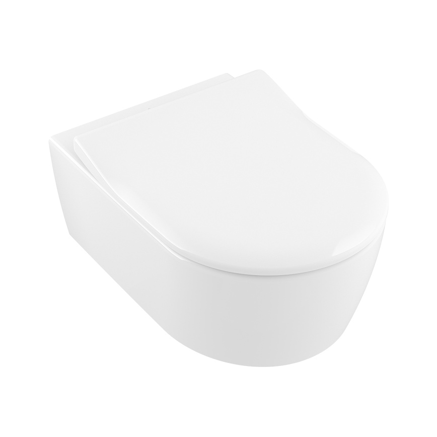 Villeroy & Boch 9M87S101 - Сидіння для унітазу SoftClose AVENTO біле
