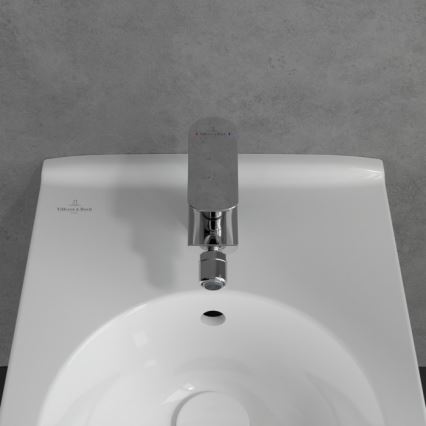 Villeroy & Boch TVB10420111061 - Смеситель для биде O.NOVO + донный клапан, полированный хром