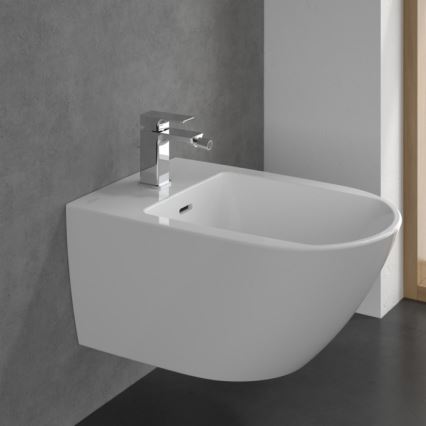 Villeroy & Boch TVB11200100061 - Смеситель для биде + донный клапан SUBWAY 3.0, полированный хром