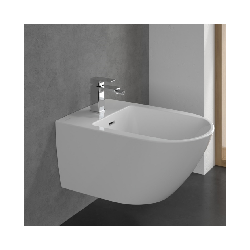 Villeroy & Boch TVB11200100061 - Смеситель для биде + донный клапан SUBWAY 3.0, полированный хром