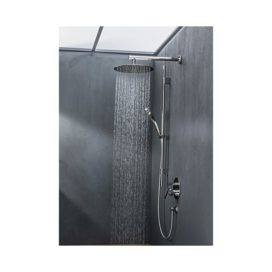 Villeroy & Boch TVC00045351061 - Круглий настінний душовий кронштейн 40 см, блискучий хром