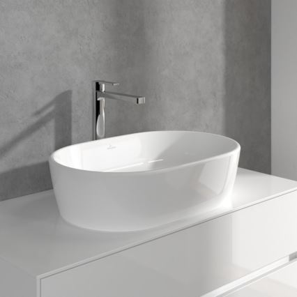 Villeroy & Boch TVW10300500061 - Смеситель для раковины + слив ARCHITECTURA 32,9 см полированный хром