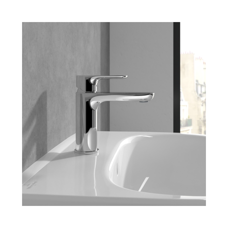 Villeroy & Boch TVW10400300161 - Смеситель для раковины O.NOVO 15,5 см, полированный хром