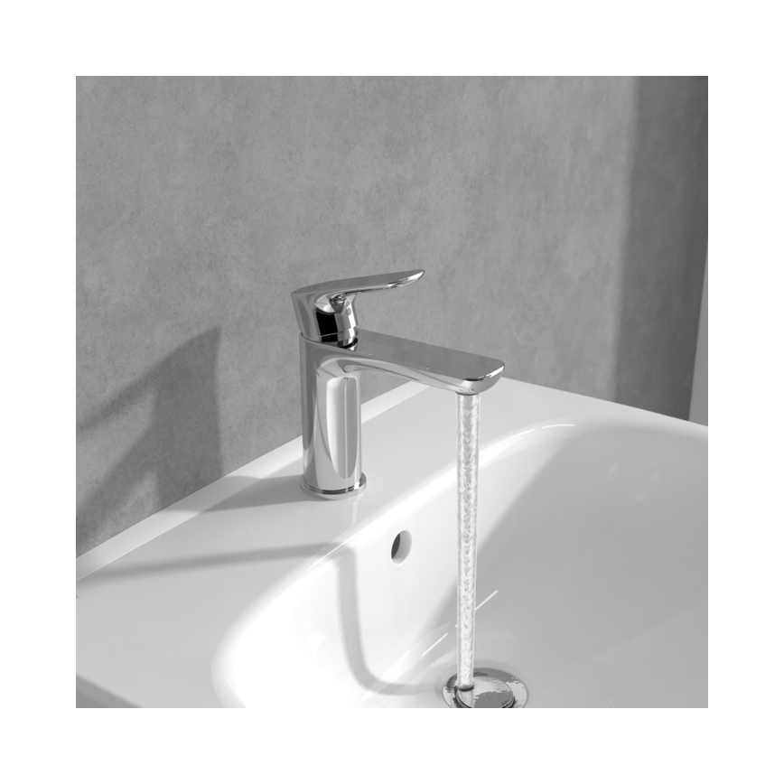 Villeroy & Boch TVW10400300161 - Смеситель для раковины O.NOVO 15,5 см, полированный хром
