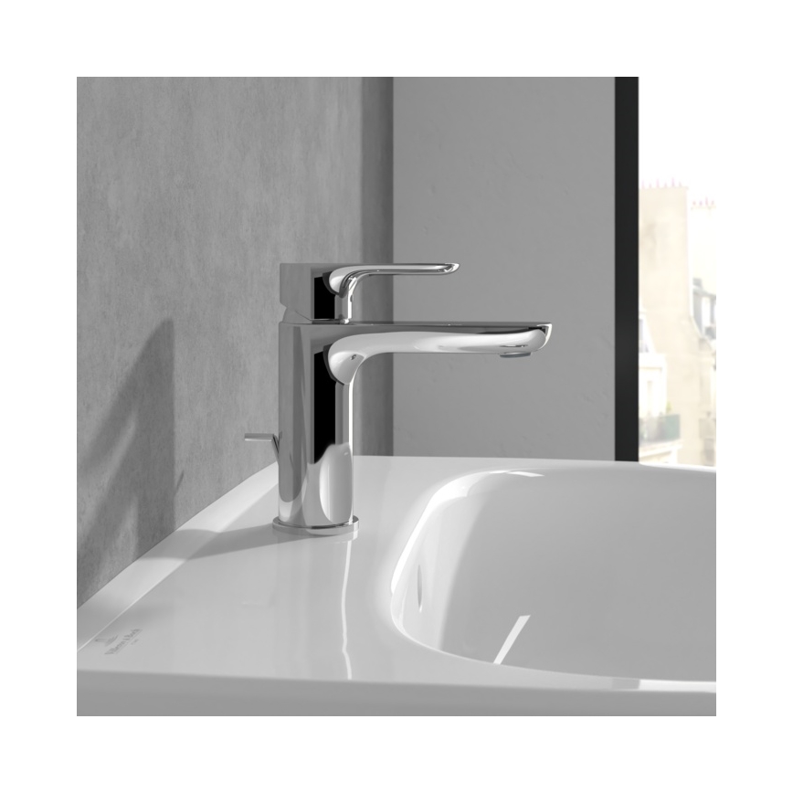 Villeroy & Boch TVW10400400161 - Змішувач для умивальника O.NOVO 15,5 см глянцевий хром