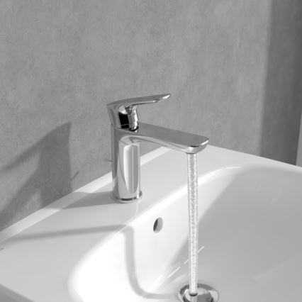 Villeroy & Boch TVW10400400161 - Змішувач для умивальника O.NOVO 15,5 см глянцевий хром