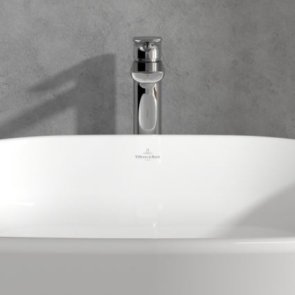 Villeroy & Boch TVW10410511061 - Раковинный смеситель + сливная арматура O.NOVO 29,5 см глянцевый хром