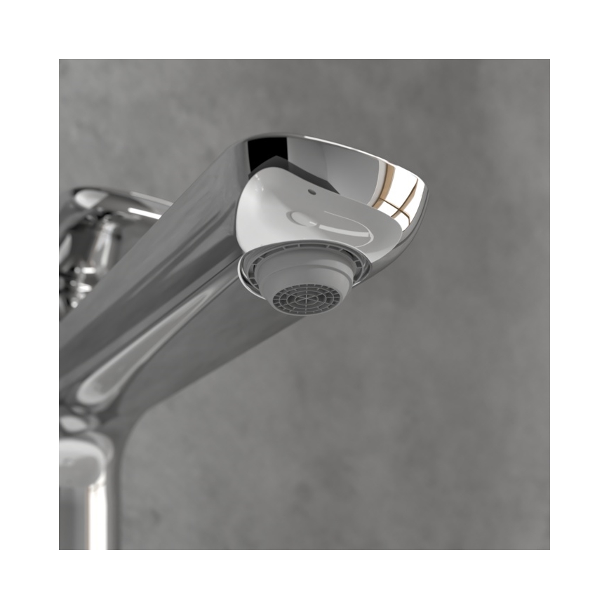 Villeroy & Boch TVW10410511061 - Раковинный смеситель + сливная арматура O.NOVO 29,5 см глянцевый хром