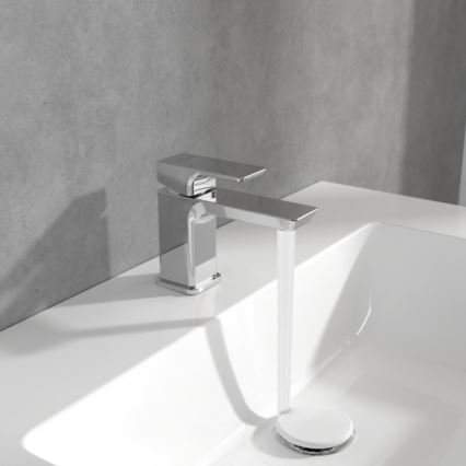 Villeroy & Boch TVW11200100161 - Раковинний змішувач SUBWAY 3.0 12,5 см полірований хром