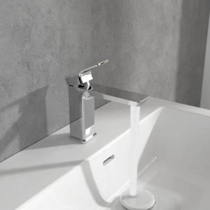 Villeroy & Boch TVW11200300061 - Змішувач для умивальника SUBWAY 15,5 см глянцевий хром