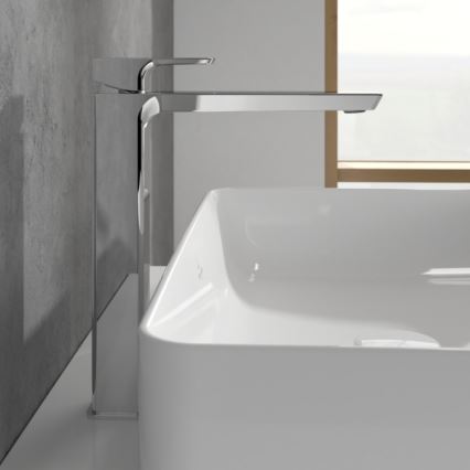 Villeroy & Boch TVW11200400061 - Смеситель для умывальника SUBWAY 3.0 29,5 см, глянцевый хром
