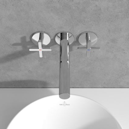 Villeroy & Boch TVZ10601200061 - Раковинный смеситель LOOP&FRIENDS, полированный хром