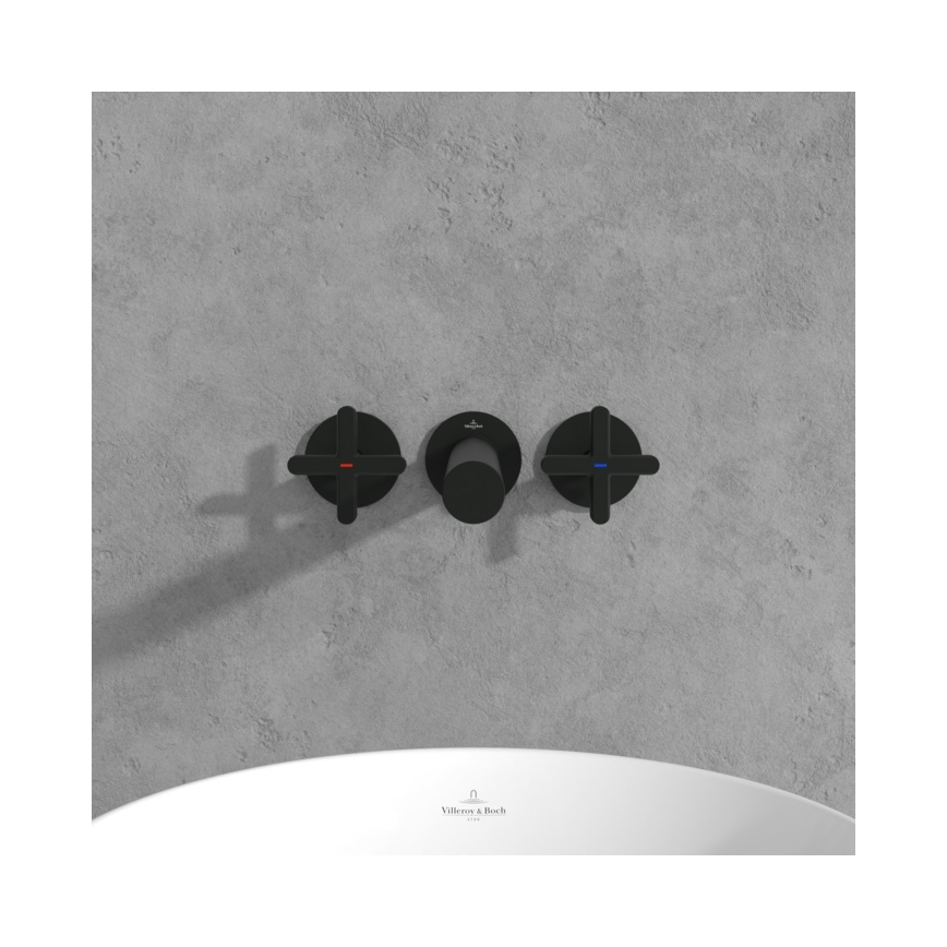 Villeroy & Boch TVZ106012000K5 - змішувач для умивальника LOOP&FRIENDS матовий чорний