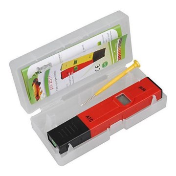 Вимірювач pH з калібрувальним розчином PH-2011 4xLR44