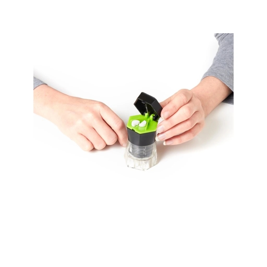 Vitility - дозатор и резак для таблеток 5 в 1, черный