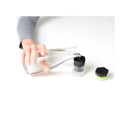 Vitility - дозатор и резак для таблеток 5 в 1, черный