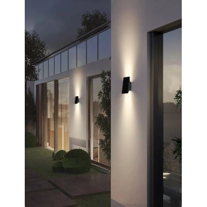 Viking - світлодіодний сонячний настінний світильник з регулюванням яскравості LED/1,5W/3,7V IP65 4000K 2000 mAh