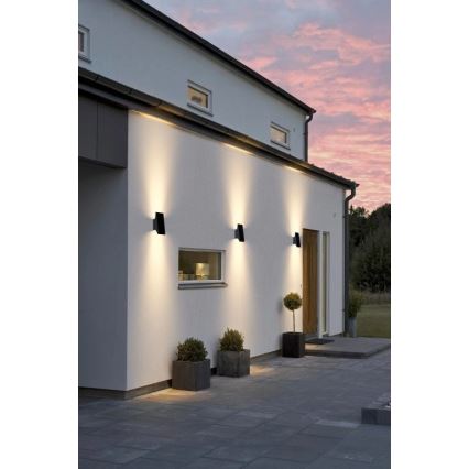 Viking - світлодіодний сонячний настінний світильник з регулюванням яскравості LED/1,5W/3,7V IP65 4000K 2000 mAh