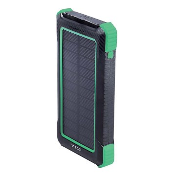 Внешний аккумулятор с солнечной батареей Power Delivery 10000mAh/10W/5V черный