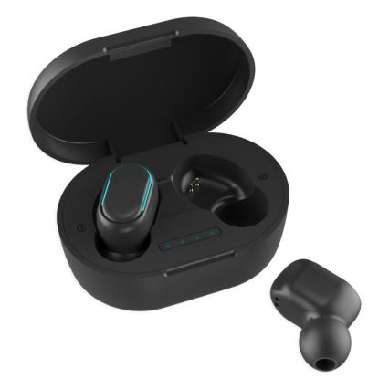 Водонепроницаемые беспроводные Bluetooth наушники 45 мАч черные