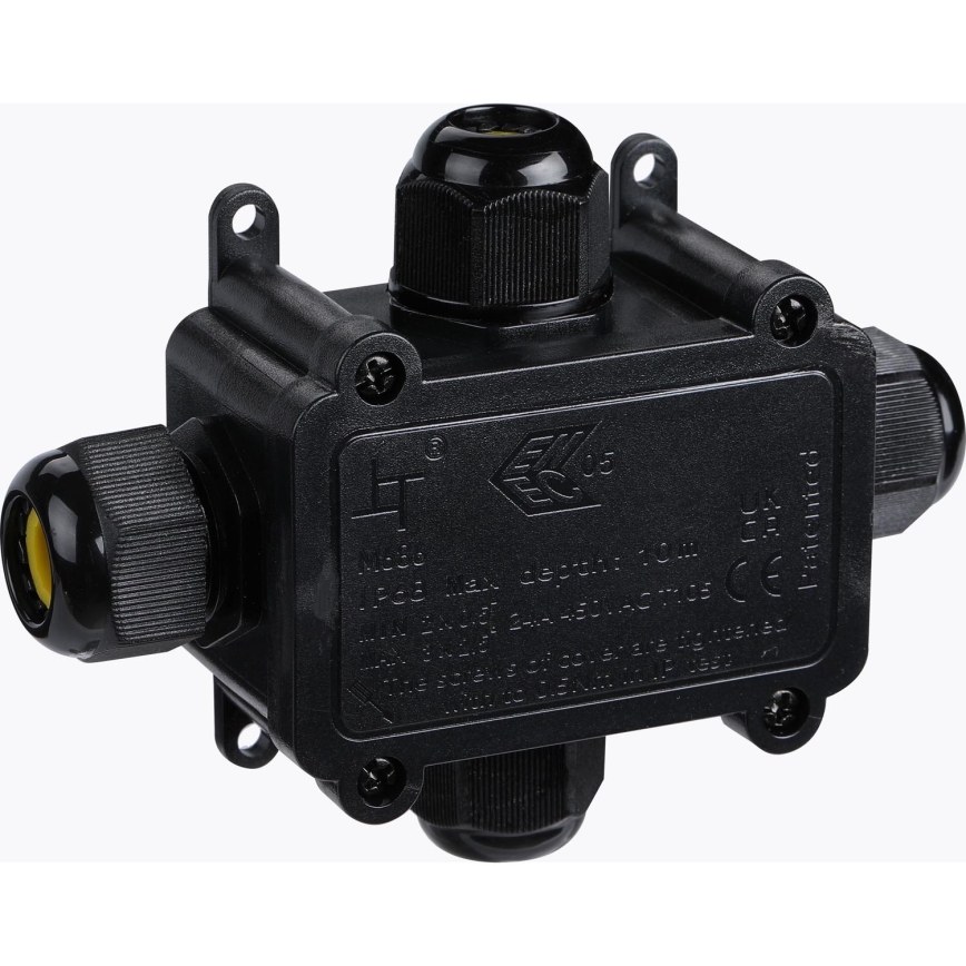 Водонепроникна розподільна коробка 24A/230V IP68