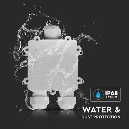 Водонепроникна розподільна коробка IP68 білий