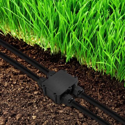 Водонепроникна розподільна коробка IP68 чорний