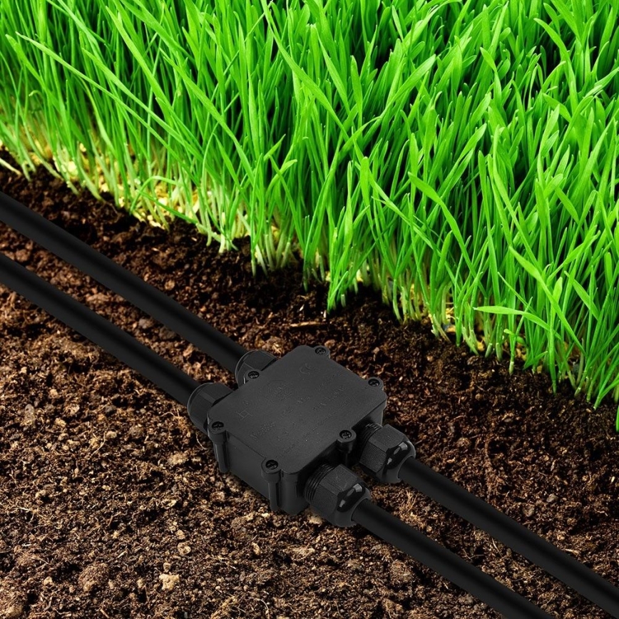 Водонепроникна розподільна коробка IP68 чорний