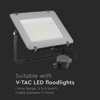 Водонепроникний з'єднувальний роз'єм IP66 чорний