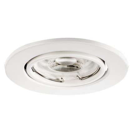 Встраиваемый потолочный светильник 1xGU10/MR16/10W/230V, диаметр 9 см, белый