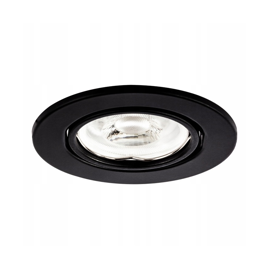 Встраиваемый потолочный светильник 1xGU10/MR16/10W/230V Ø 9 см черный