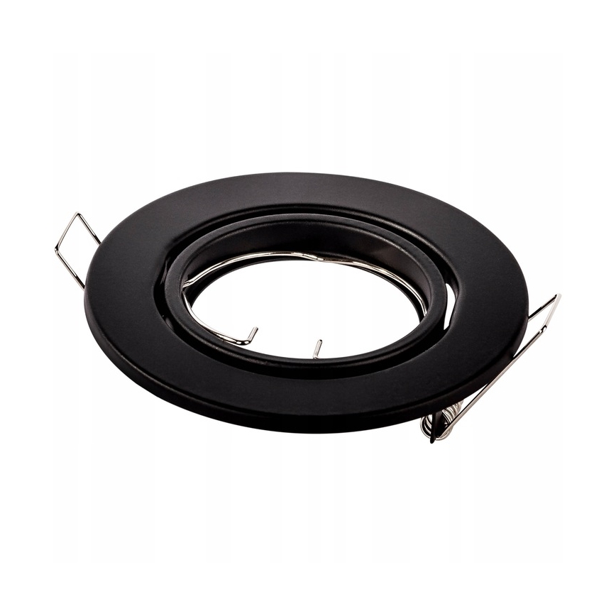 Встраиваемый потолочный светильник 1xGU10/MR16/10W/230V Ø 9 см черный